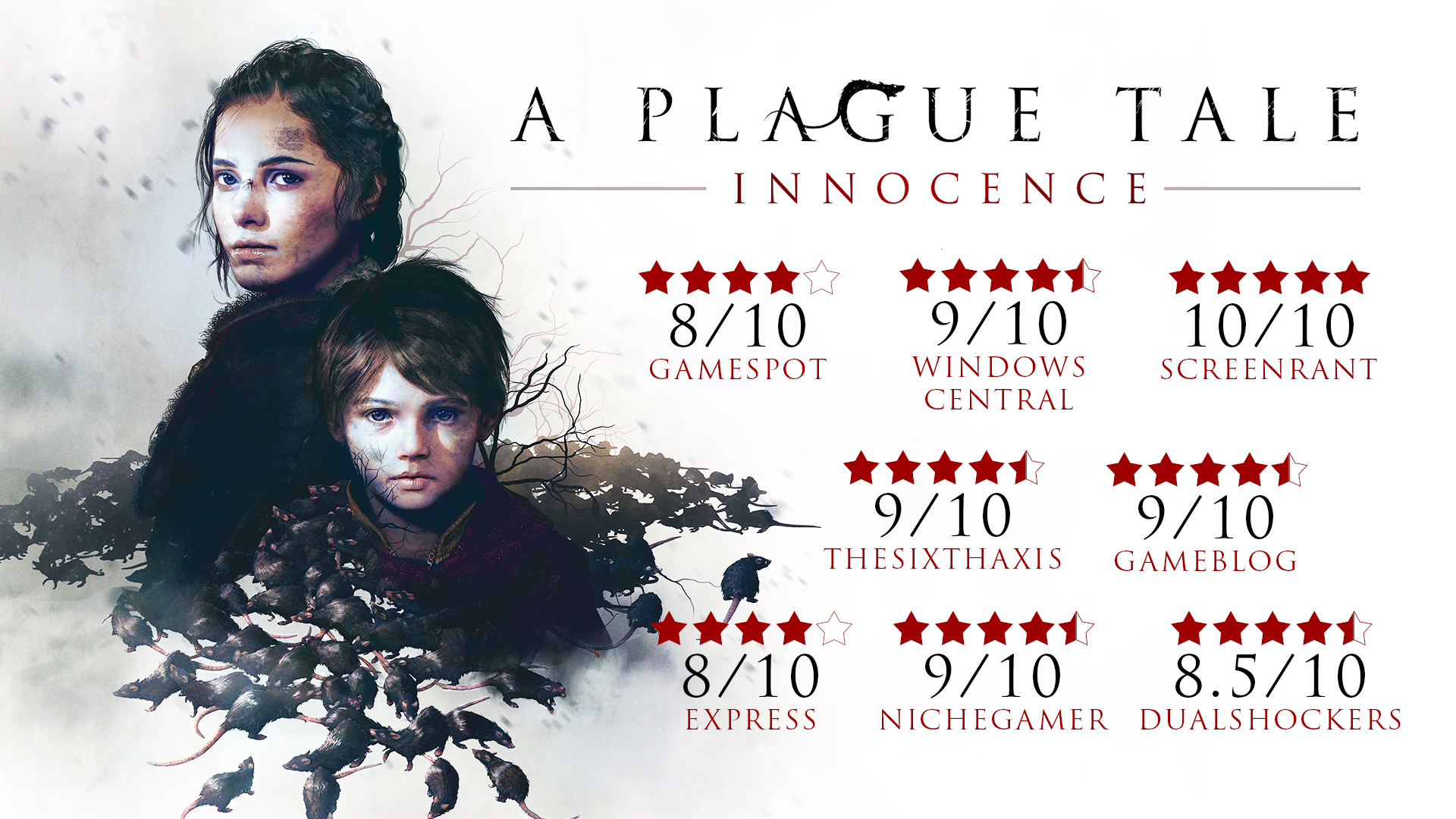 A Plague Tale: Innocence - 4K UHD for PS5 & Xbox Series X